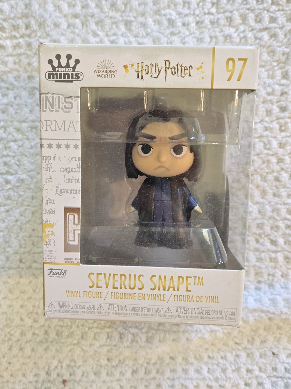 Funko Minis Harry Potter Severus Snape Vinyl Figure - Black & Purple